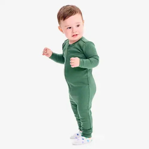 Baby organic zip romper | Primary.com