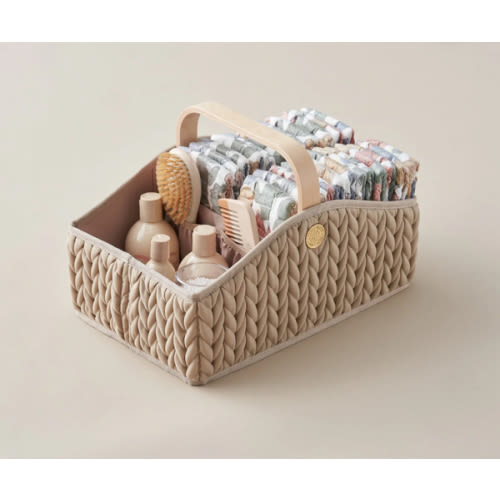 Diaper Caddy Beige