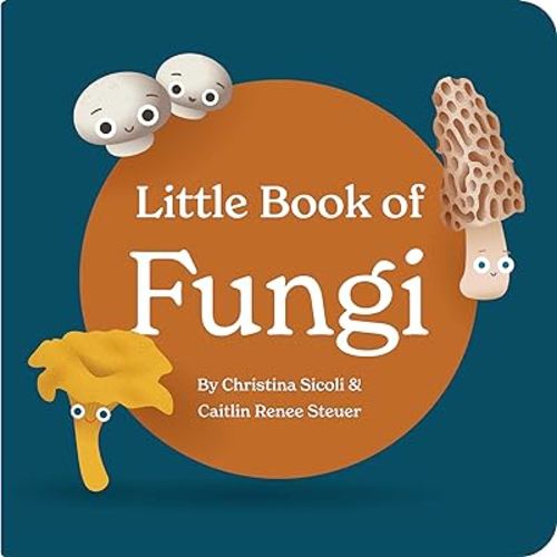 Chunky Deli Little Book of Fungi Board Book for Babies and Toddlers Exploring Mushroom Facts and Clever Rhymes Classroom Must Have Learning Resource Baby 0-12 Months Toddler Ages 1-4
