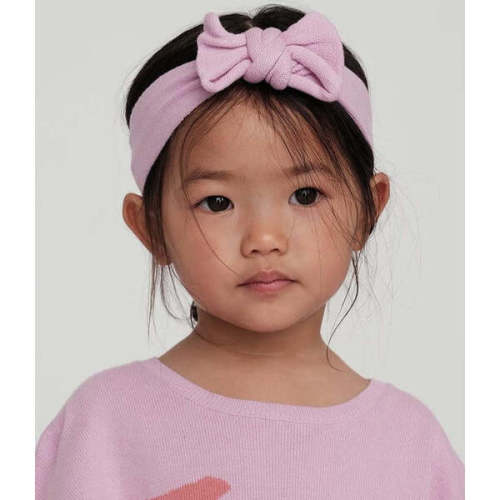 Baby Girls My Boxy Cotton Headband, Pink - 7AM Enfant | Maisonette
