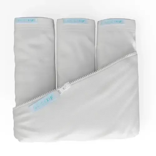 Crib Zip Sheet Starter Pack - Crib 3-Pack / White