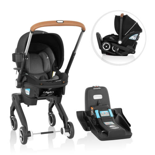 Shyft DualRide Infant Car Seat Stroller Combo w Carryall Storage & Extended Canopy - Evenflo® Official Site