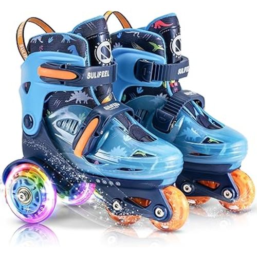 Adjustable Roller Skates Three-Point Type Balance Suitable for Beginners