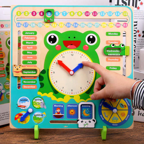 Calendar Clock Children&#39;s Early Learning Toys