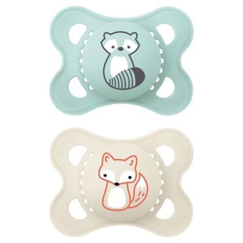 Mam Matte Original Deco Pacifier - 0-6 Months - Boy - 2pc