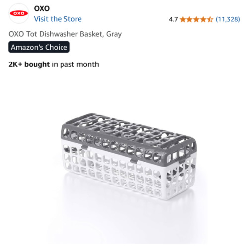 OXO Tot Dishwasher Basket, Gray