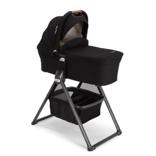 Nuna MIXX bassinet + Stand in Caviar
