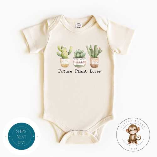 Future Plant Lover Baby Onesie® | Cute Gardening Kids Tshirt | Baby Shower Gift