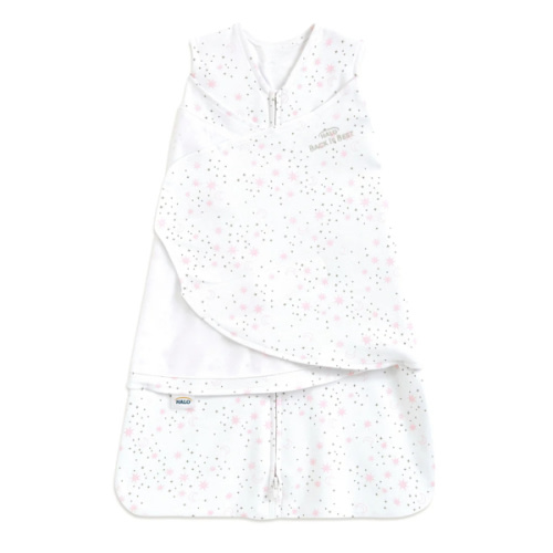 Cotton Swaddle Midnight Moons Pink NB | HALO