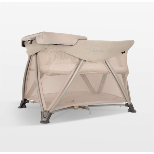 Nuna ® SENA ™ aire Biscotti Brown Baby Playard, Travel Crib and Changing Table
