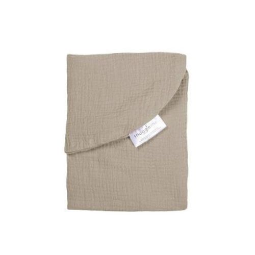 Snuggle Me Organic Curve Lounger Muslin Cover - Birch