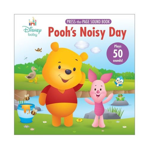 Disney Baby: Pooh's Noisy Day Press-The-Page Sound Book - by Pi Kids (Mixed Media Product)
