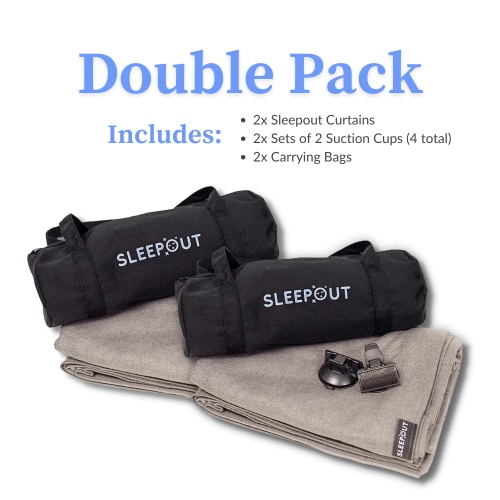 Sleepout® Portable Blackout Curtain 2.0 (Two-pack)