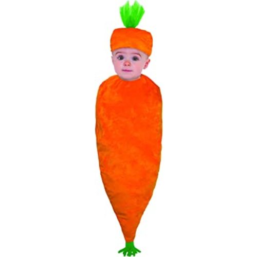 Forum Novelties Baby Carrot Costume, As Shown, 0-3 Months