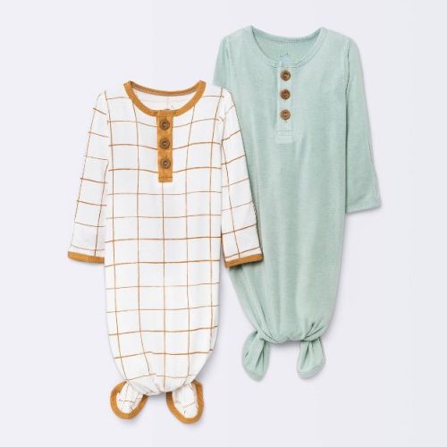 Baby 2pk Modal NightGown - Cloud Island™ Blue