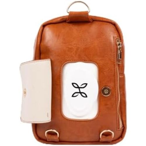 Crossbody Diaper Bag - Instant Baby Wipes Access - Baby Wipes Purse - OLD MINI MAE MODEL