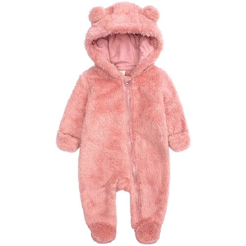 Amazon.com: Newborn Baby Jumpsuit Hooded Fleece Rompers Long Sleeve Onesies Outwear Outfits: Clothing, Shoes & Jewelry