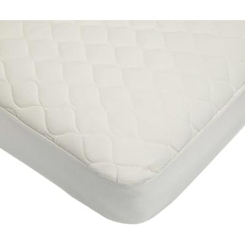 American Baby Company Waterproof Fitted Crib and Toddler Mattress Protector, Quilted Protector Pad Cover made with Organic Cotton Top Layer, 52“ x 28"