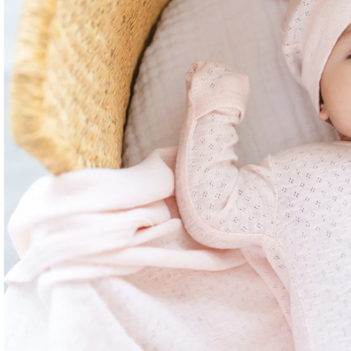 Cotton Candy | Organic Pointelle Blanket – L'ovedbaby