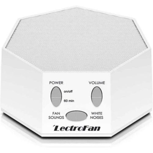 Lectrofan Premium High Fidelity Noise Sound Machine With 20 Unique Non-looping Fan And Noise Sounds And Sleep Timer - White