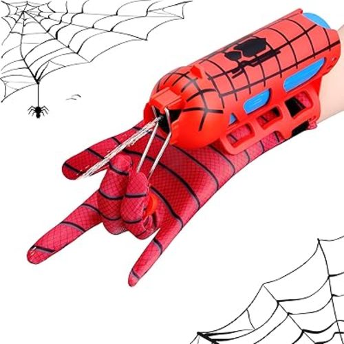 Spider Water Gun for Kids: Superhero Squirt Toy Spider Web Shooter Wrist-Mounted, Water Blaster for Kids 4-8 Superhero Cosplay Toy for Outdoor Summer Fun Gift for Kid 4 5 6 7 8 9 10 Years Old
