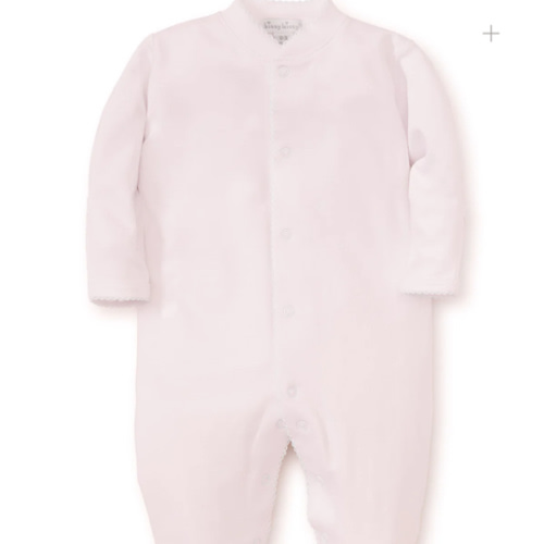 Pink/White Kissy Basics Footie