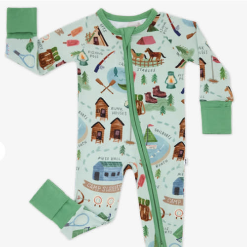 Green Camp Sleepies Zippy – Little Sleepies