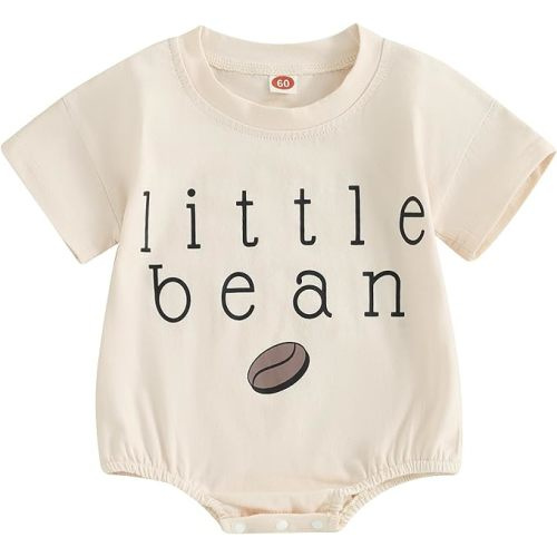 Newborn Baby Boy Girl Romper Bubble Long Sleeve Little Bean Bodysuit Ovesized Sweatshirt Infant Casual Shirts Top