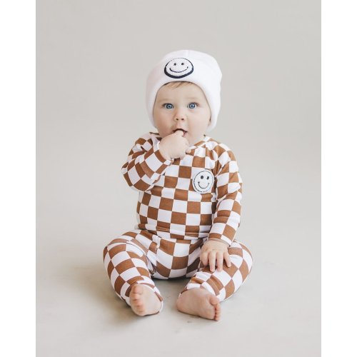 LPK Checkered Smiley Lounge Set - Copper