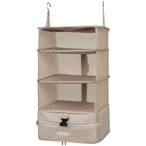 TABITORA Portable Hanging Travel Shelves Bag Packing Cube Organizer Suitcase Storage Large Capacity