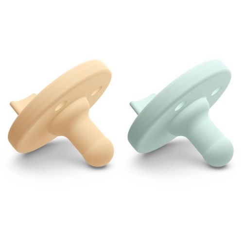 Philips Avent Soothie 0-3m - Beige/Pastel Green - 2pk