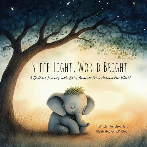 Sleep Tight, World Bright: A Bedtime Journey with Baby Animals from Around the World Paperback – March 26, 2025
