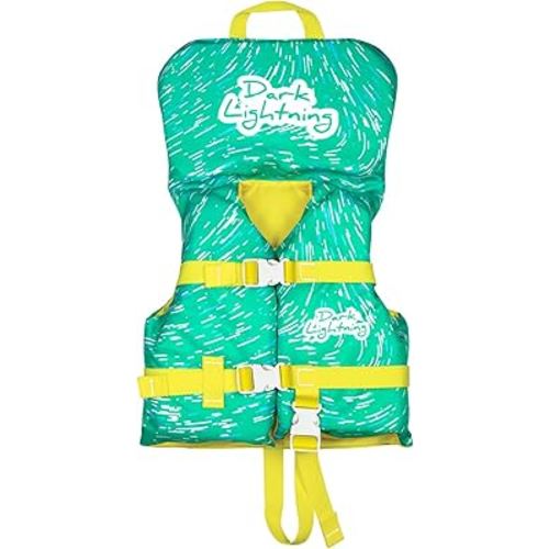Coast Guard Approved Kids/Toddler Swim Vest 33-55 lbs, Baby/Infant Life Jacket 0-30 lbs, Toddler Arm Floaties 20-30 Pounds,Water Wings in Puddle/Sea