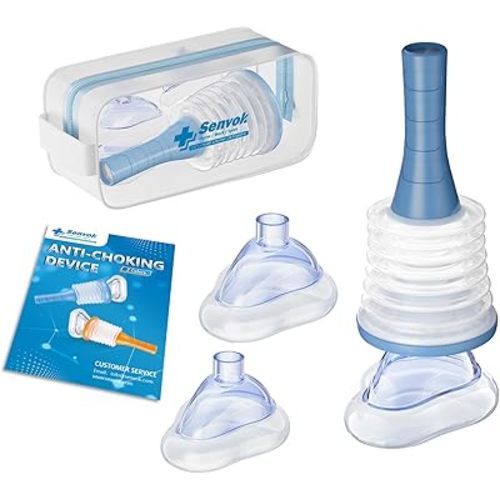 Senvok FSA HSA Choking Rescue Device, Choking Device for Kids and Adults, Portable Airway Suction Device, Choking First Aid Device for Home & Travel