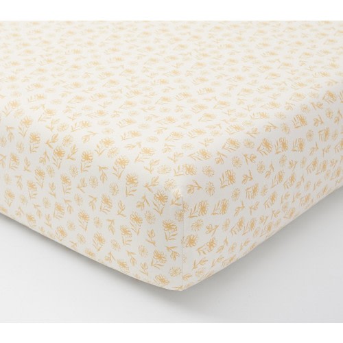 Dandy Daisy Organic Crib Fitted Sheet