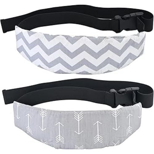 Head Support for Baby Car Seat, Straps with Pillow Support Band, Neck Relief Headrest for Stroller, Slumber Sling Sleep Positioner for Toddler Infants Child Children Kids