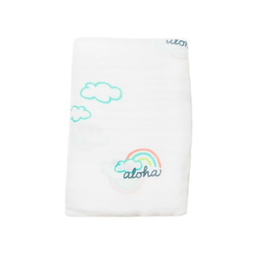 Pot O'Aloha Muslin Swaddle Blanket - Coco Moon Hawaii