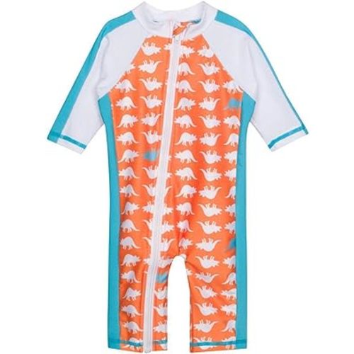 SwimZip Boys' Long-Sleeve UPF 50+ Swimsuit for Baby, Toddler, & Little Boys