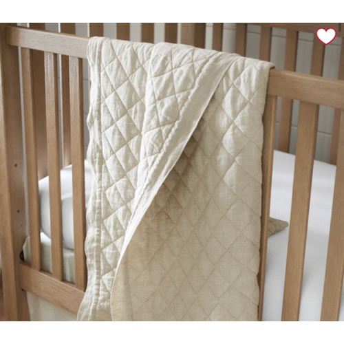 European Linen Baby Quilt