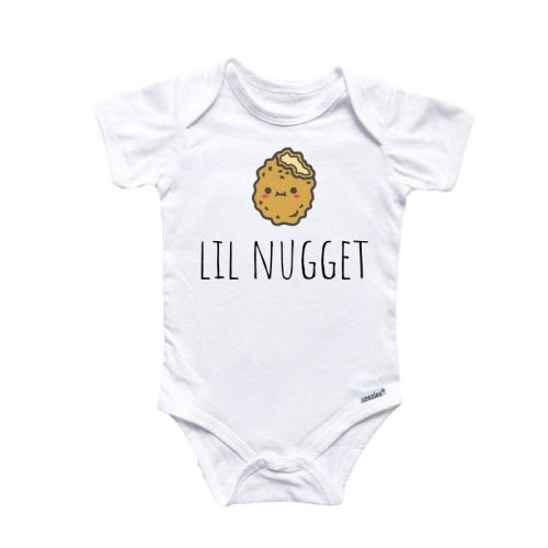 Little Chicken Nugget Sauce Onesie® Baby Boy Girl Clothes Infant Bodysuit Funny Cute Newborn Gs1 White 3-6m Onesie®