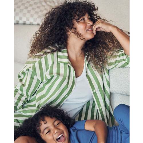Women's Long Sleeve Poplin Pajama Set | Hanna Andersson