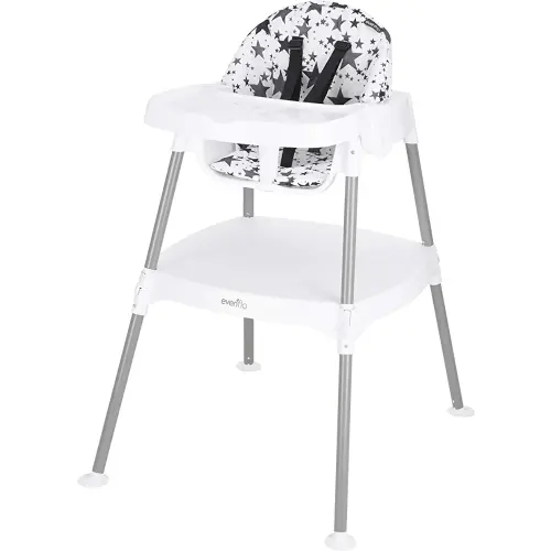 Evenflo 4-in-1 Eat & Grow Convertible High Chair,Polyester