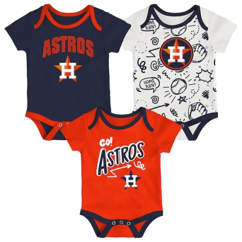 Infant & Newborn Houston Astros Outerstuff All Day Play Three-Piece Bodysuit Set