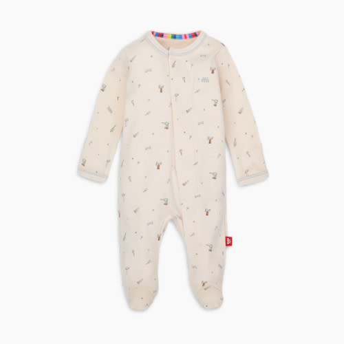 Magnetic Me Organic Cotton Footie - Fix It Friends, 0-3 M