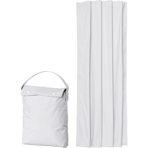 Amazon Basics Portable Blackout Curtain Shade with Suction Cups, 50" x 78", 1 Pack, White