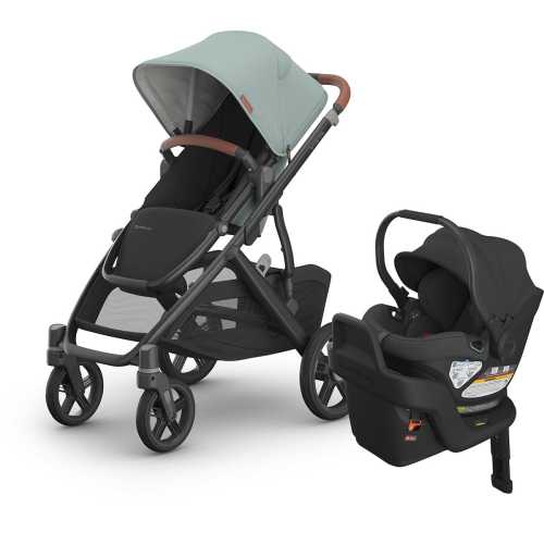 UPPAbaby Vista V3 + Aria Travel System Bundle - Kenzi / Jake