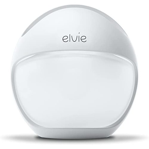 Elvie Curve Manual Wearable Breast Pump | Hands-Free, Kick-Proof, Portable Silicone Pump That Can Be Worn in-Bra for Gentle, Natural Milk Expression | Breast Feeding Essentials