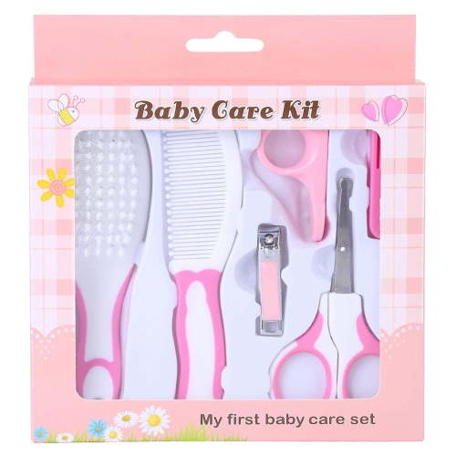 Bexikou Baby Grooming Kit, Baby Health Nursery Care Items Essentials Supplies Set for Newborn, Infant, Toddler - Safety Hair Brush Comb Nail Clipper Trimmer for Girl Boys Keep Clean