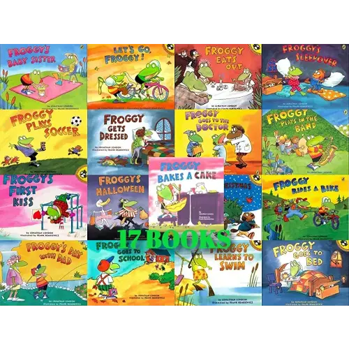 Froggy 17-Book Set (Froggy . . . Bakes a Cake, Eats Out, Gets Dressed, Goes to Bed, Goes to School,