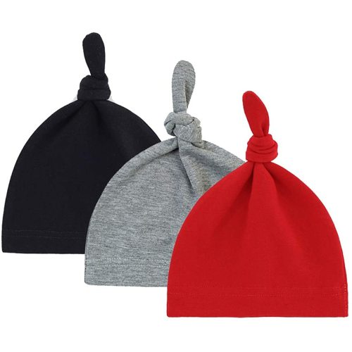 3PCS Baby Boys Girls Warm Hat Kids Beanies Knotted Cap Sleep Cap Hats